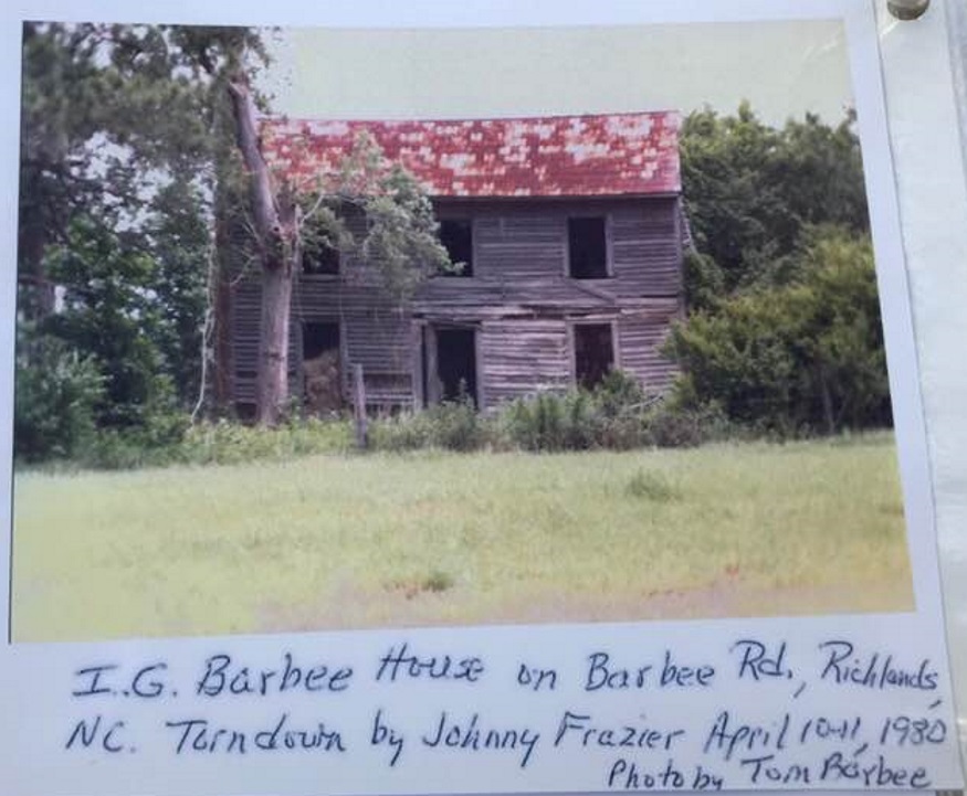 Isaiah Grayson and Martha Barbee Home Front View